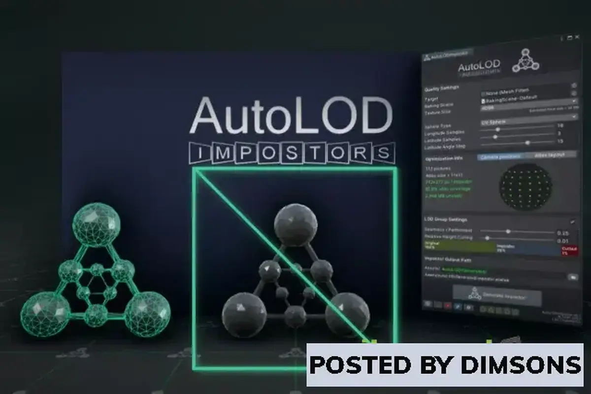 Unity Tools AutoLOD - Impostors v3.4.0