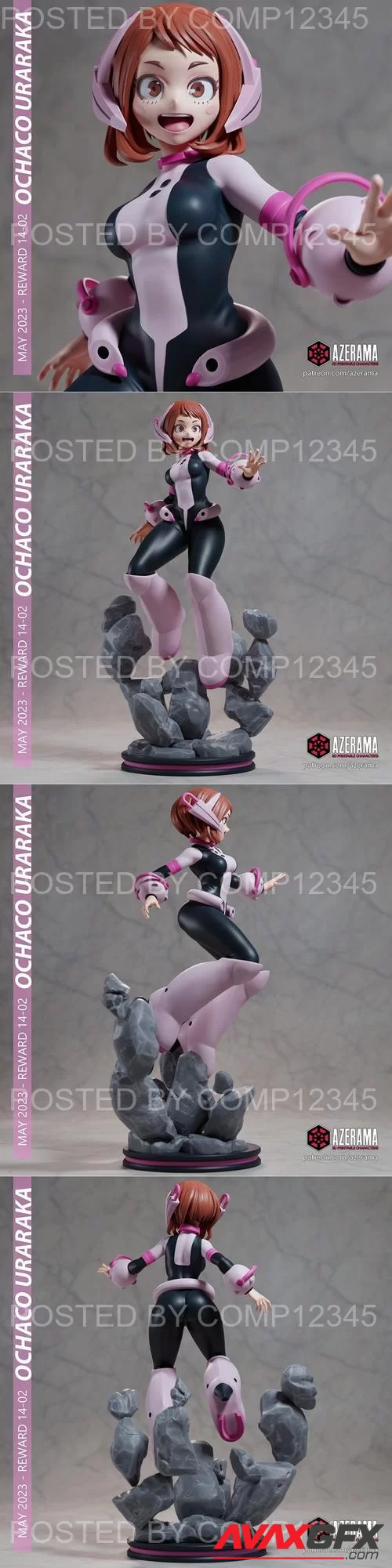 Azerama - Ochaco Uraraka 3D Print