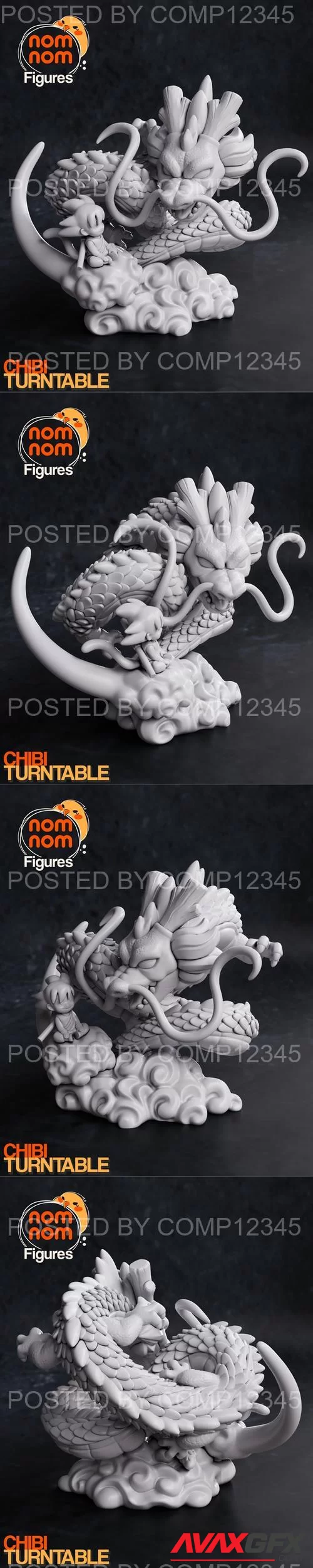 Nomnom Figures - Chibi Shenron - Dragon Ball 3D Print