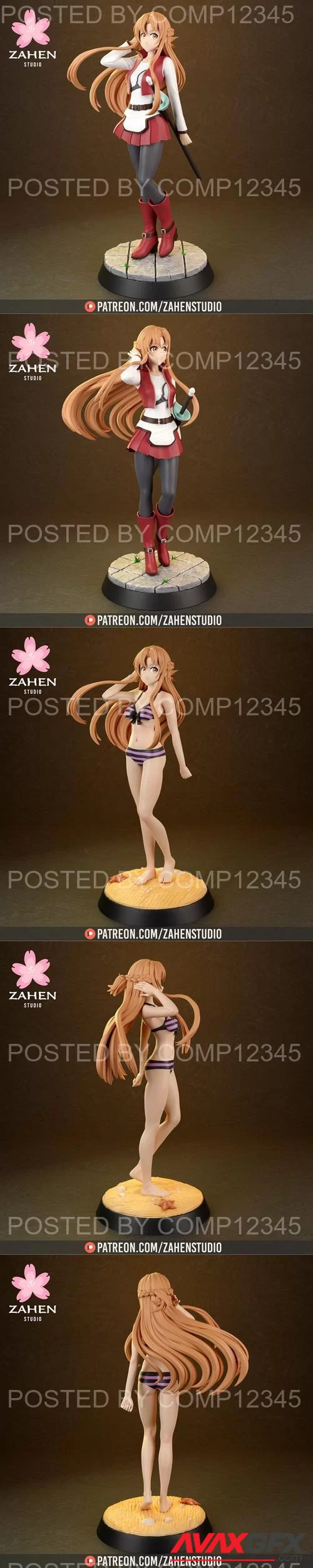 Yuuki Asuna - Zahen Studio 3D Print