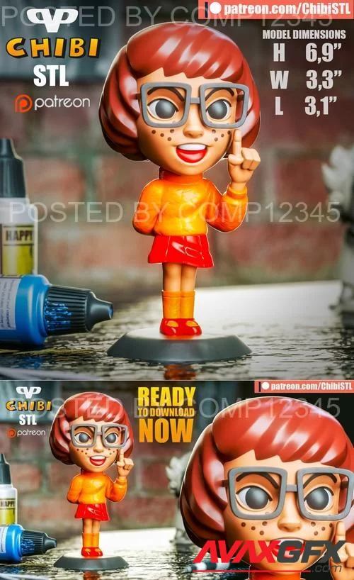 Velma Chibi 3D Print