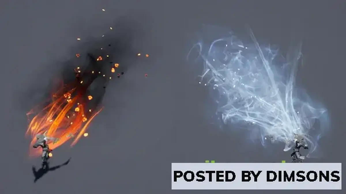 Unreal Engine Visual FX Blink and Dash VFX v5.1