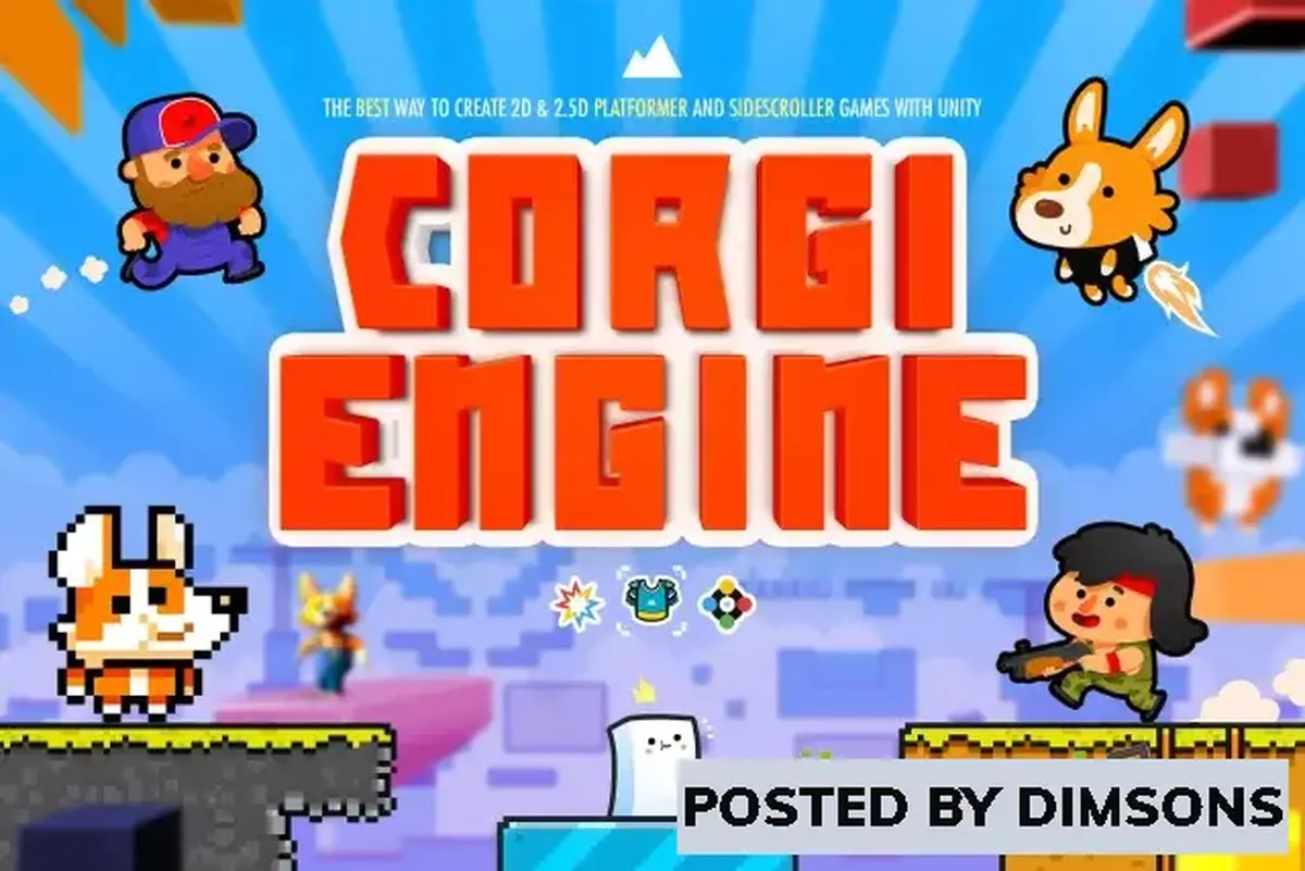 Unity Templates Corgi Engine - 2D + 2.5D Platformer v8.5