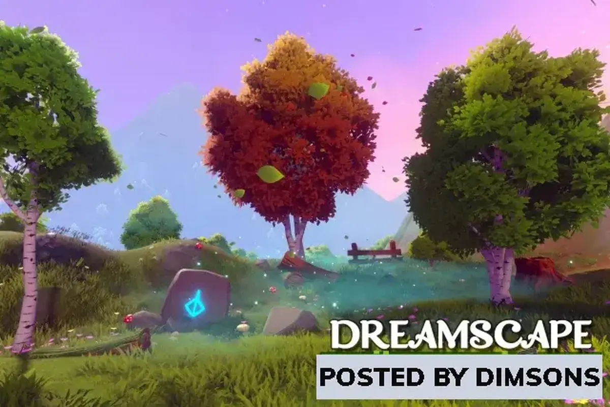 Unity 3D-Models Dreamscape Nature : Meadows : Stylized Open World Environment v2.0