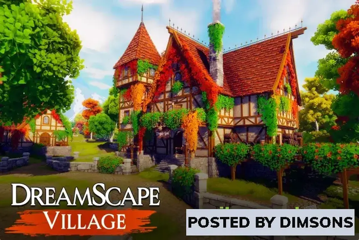 Unity 3D-Models Dreamscape Village - Stylized Fantasy Open World v1.0