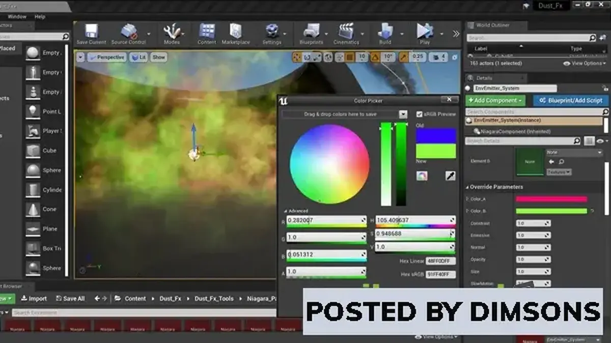 Unreal Engine Visual FX Dust and Smoke Effects v4.25-4.27, 5.0-5.2