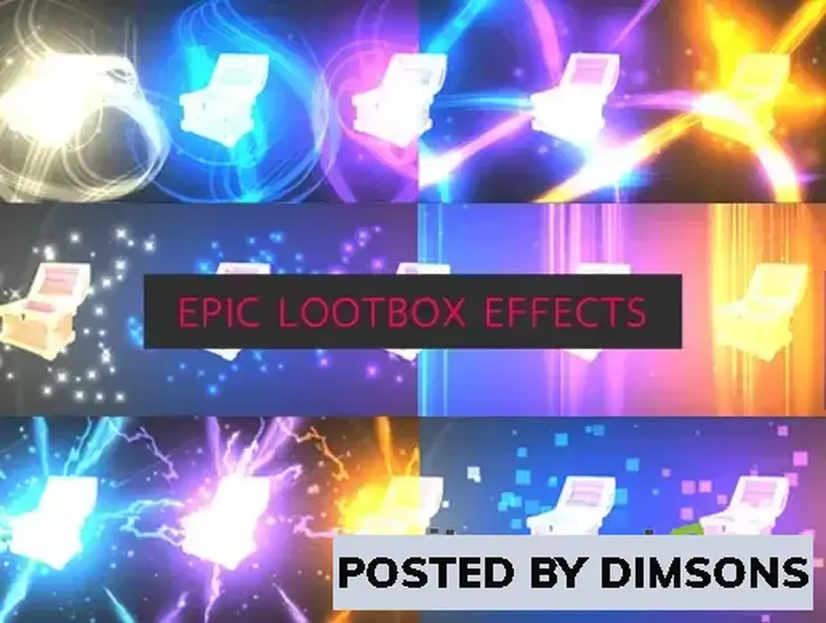 Unity VFX Particles Epic LootBox Effects v1.0