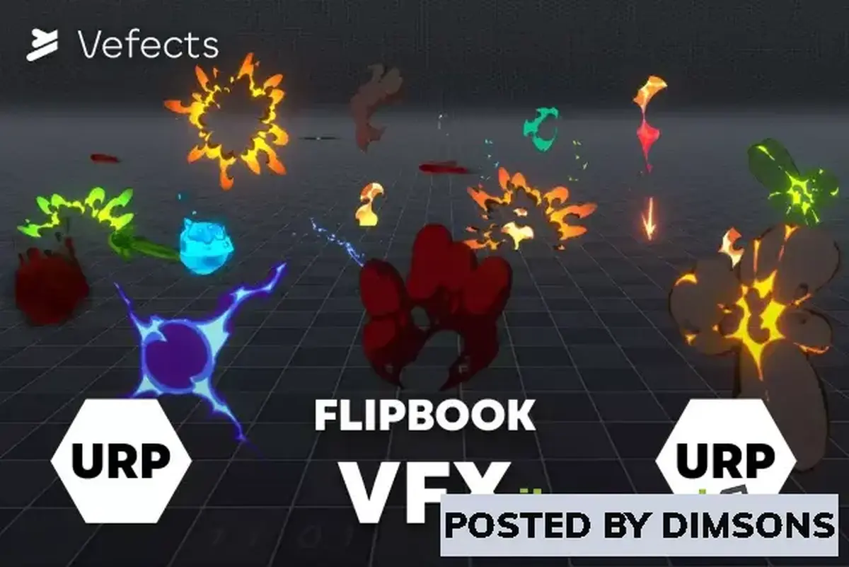 Unity VFX Particles Flipbook VFX - URP v1.0.0