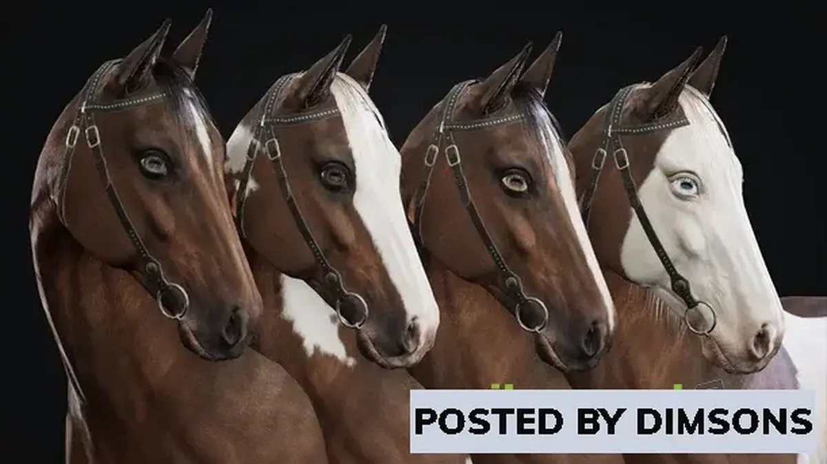 Unreal Engine Characters Horse Herd v4.27, 5.0-5.1