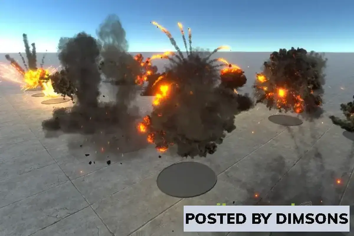 Unity VFX Particles HQ Realistic explosions v2.0.1