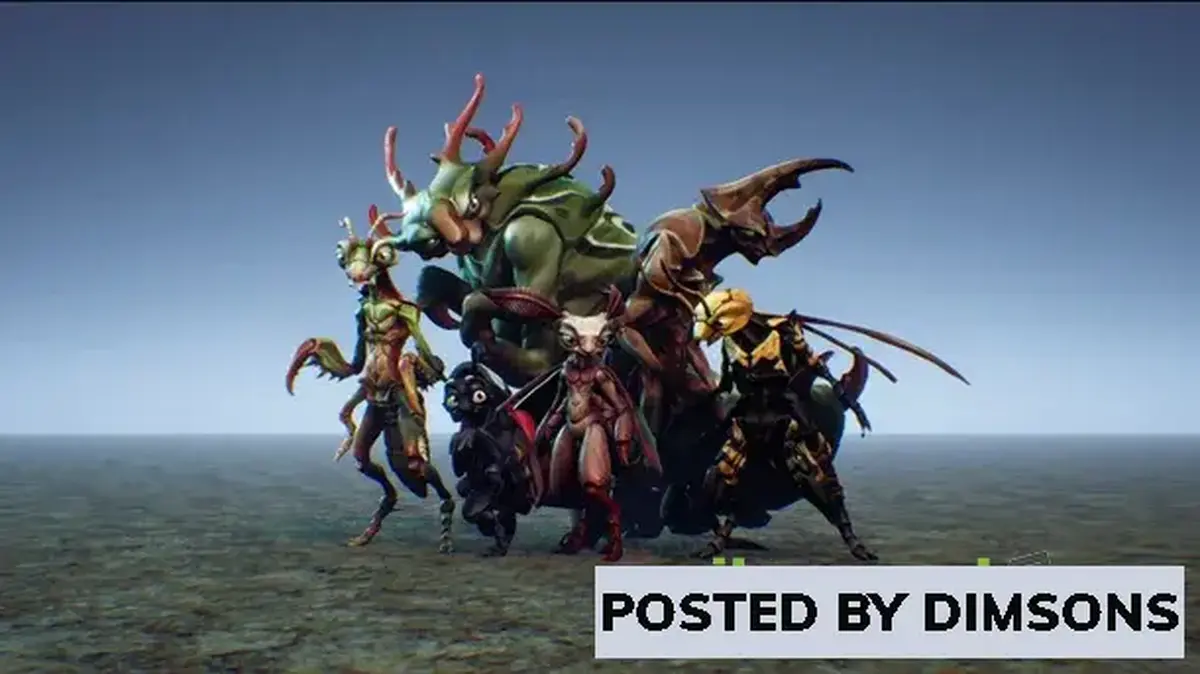 Unreal Engine Characters Insect Characters v4.26+