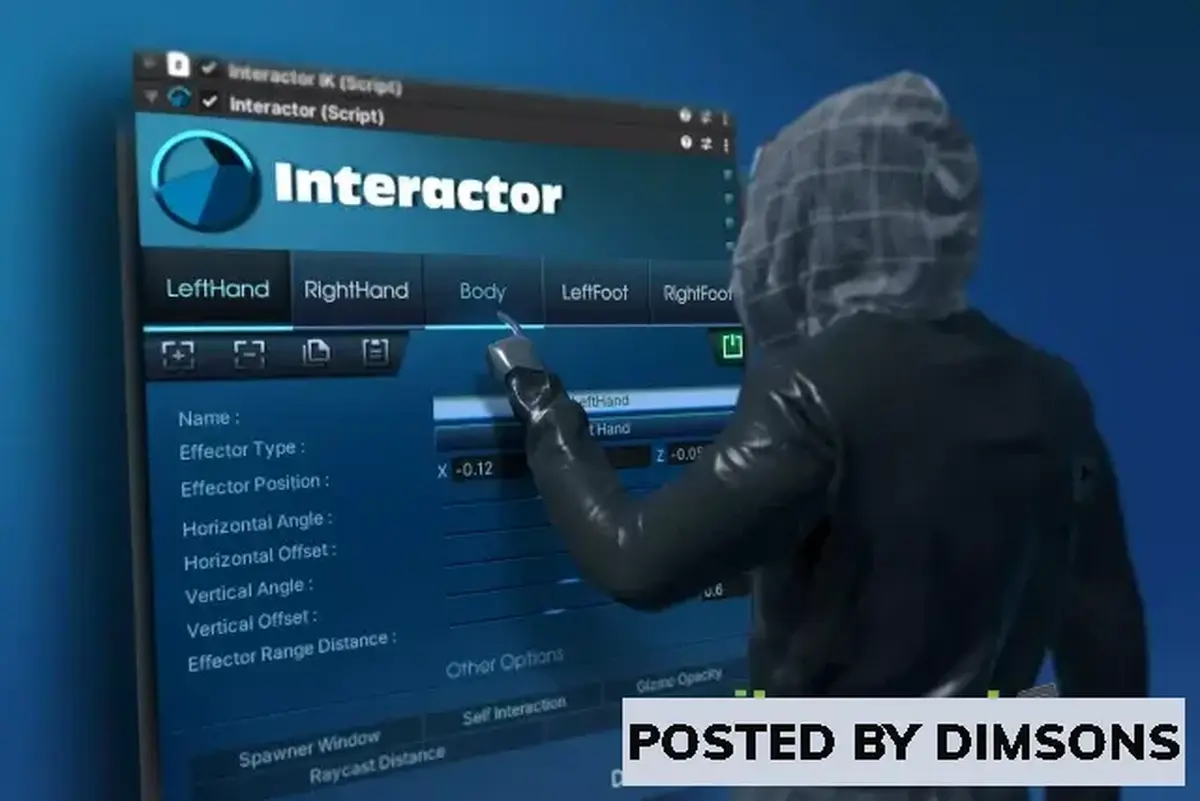 Unity Tools Interactor - Interaction Handler for IK v0.95a