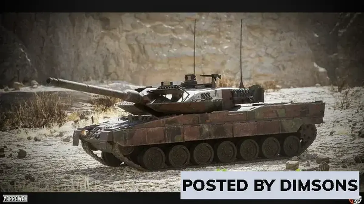 Unreal Engine Blueprints Leopard 2A7 - Advanced Tank Blueprint v4.25-4. ...