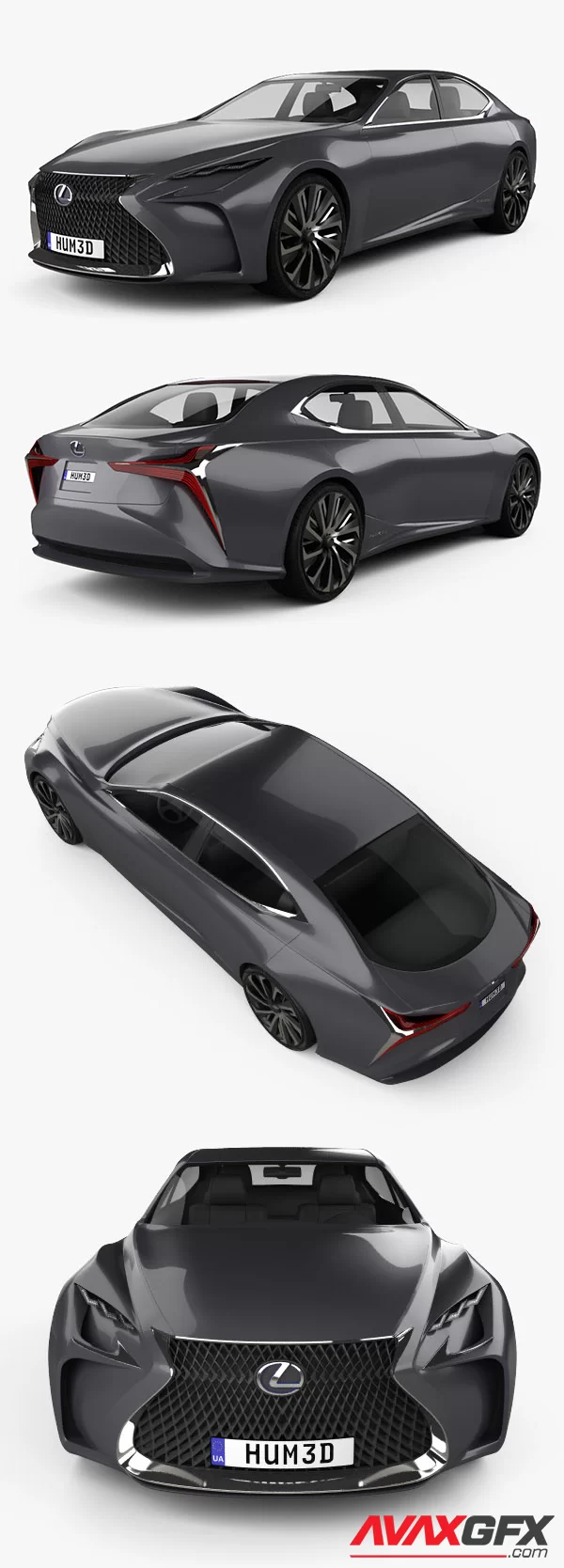 Lexus LF-FC 2015 3D Model