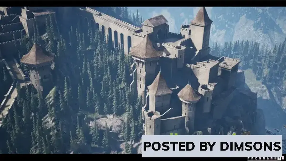 Unreal Engine Environments Medieval Castle Environment v4.22-4.27, 5.0-5.1