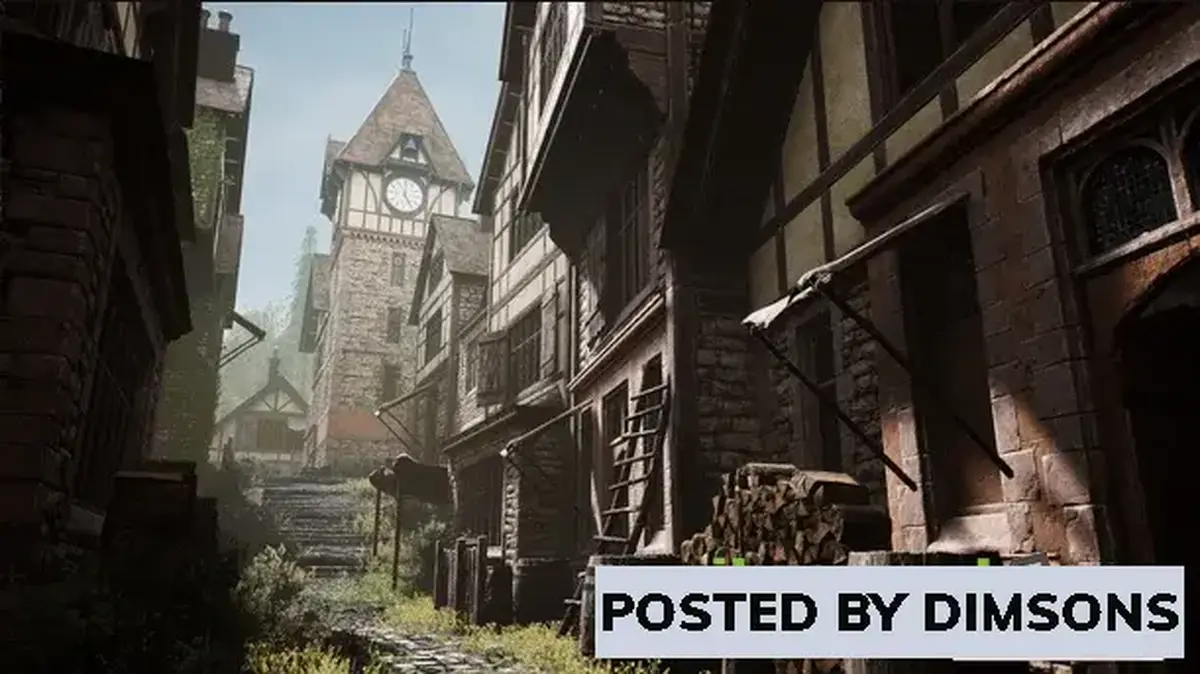 Unreal Engine Environments Medieval Street Pack v4.22-4.27, 5.0-5.1