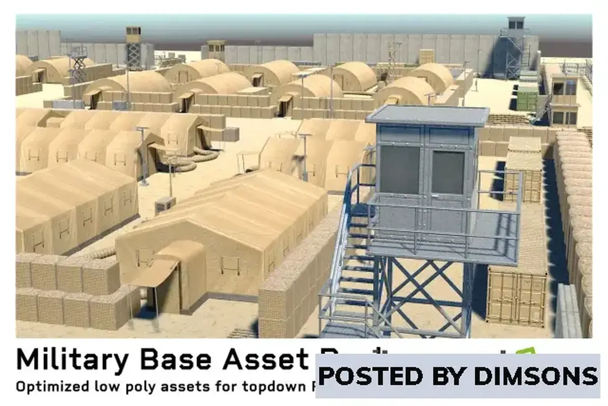 Unity 3D-Models Military Base Asset Pack v1.2