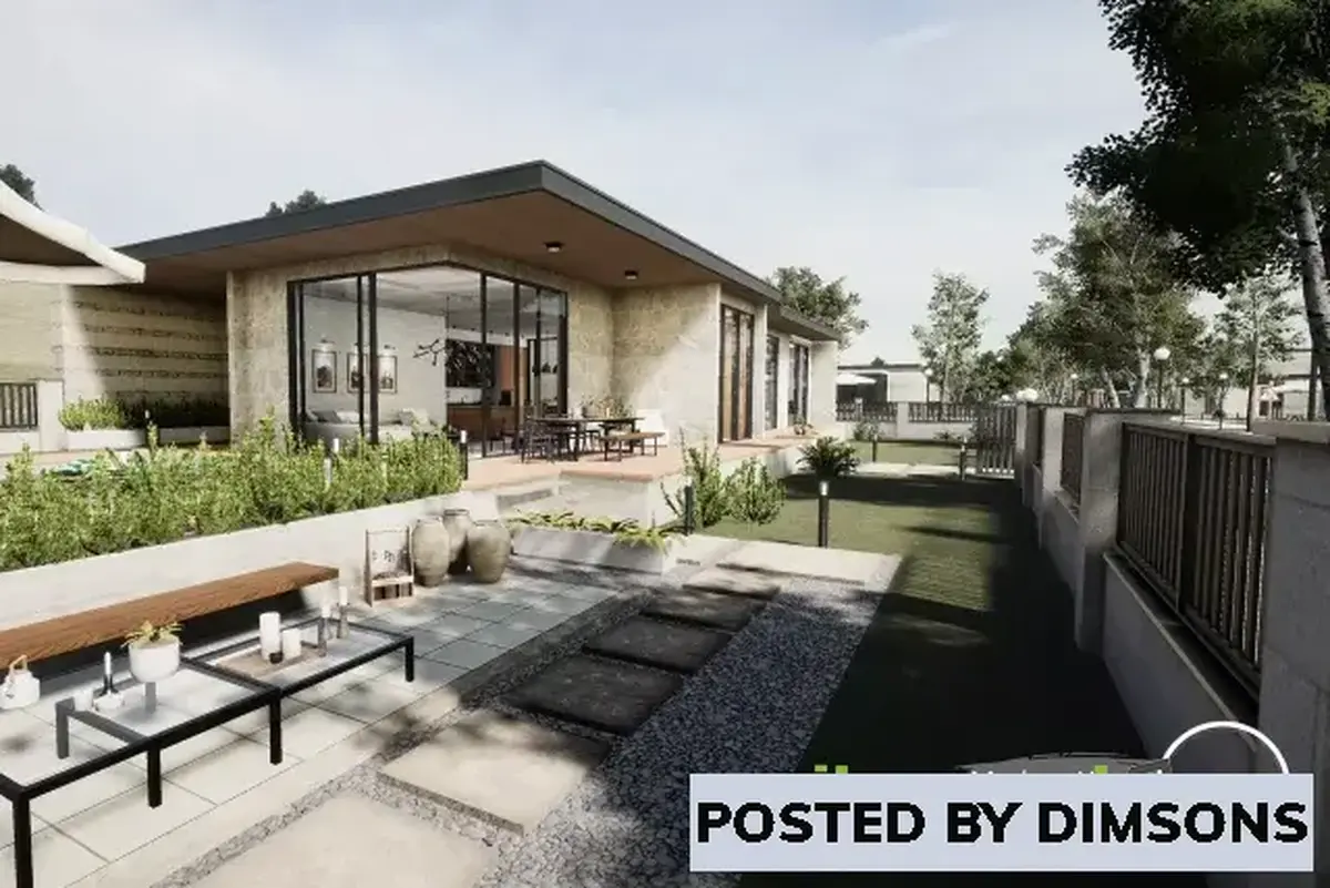 Unity 3D-Models Modern Neighborhood House | Blue Dot Studios v1.0