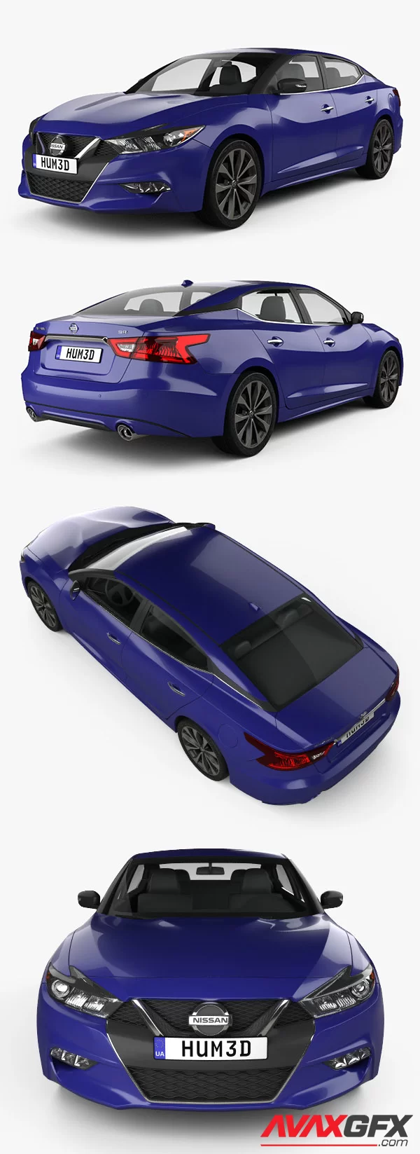 Nissan Maxima 2019 3D Model