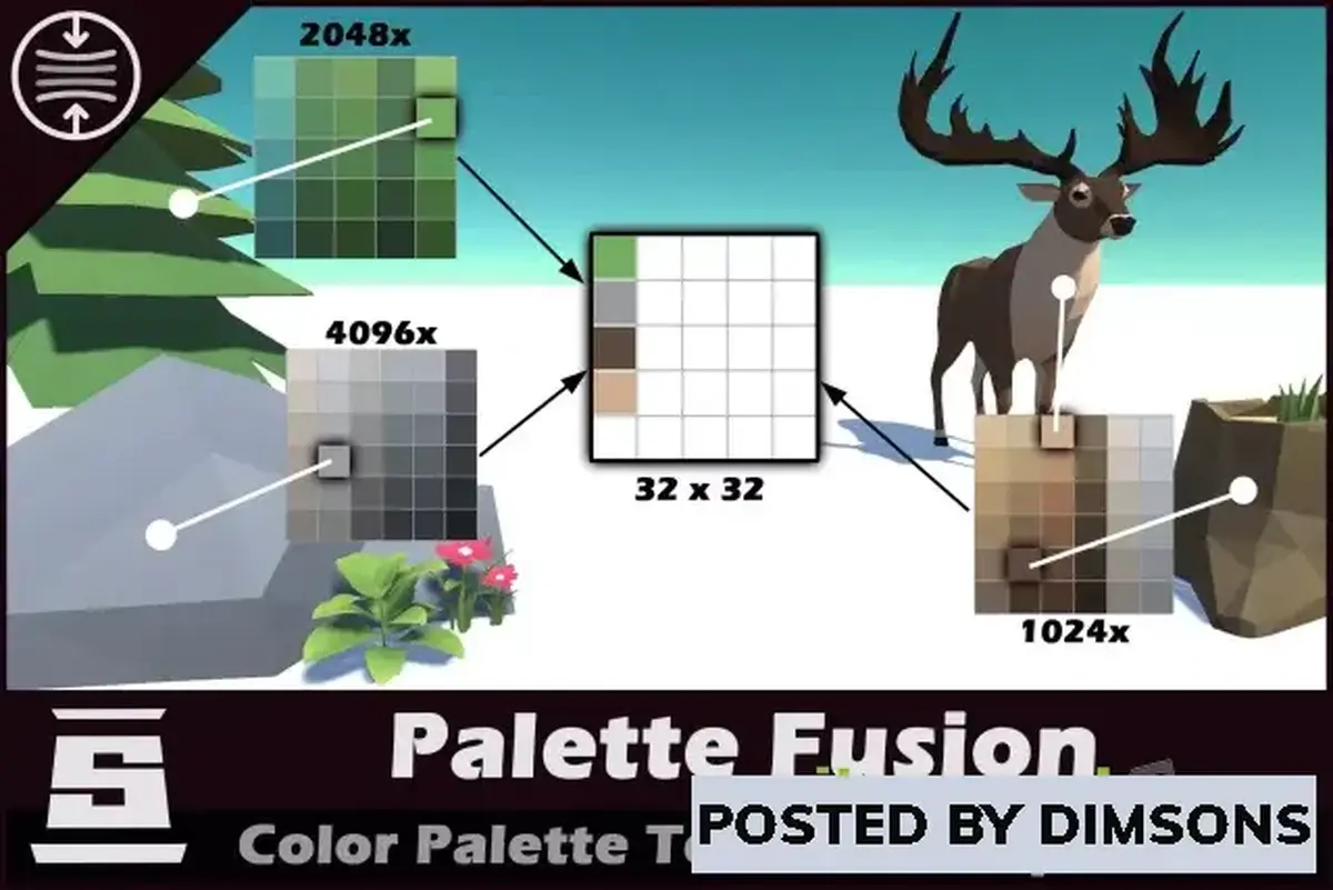 Unity Tools Palette Fusion (Texture Color Palette Optimizer & Compressor) v1.0