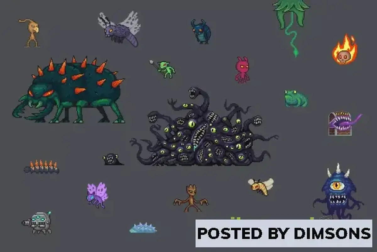 Unity 2D Pixel Monsters Vol.2 v1.0