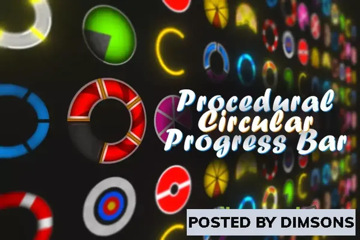 Unity Tools Procedural Circular Health and Progress Bars Pro v8.9.1