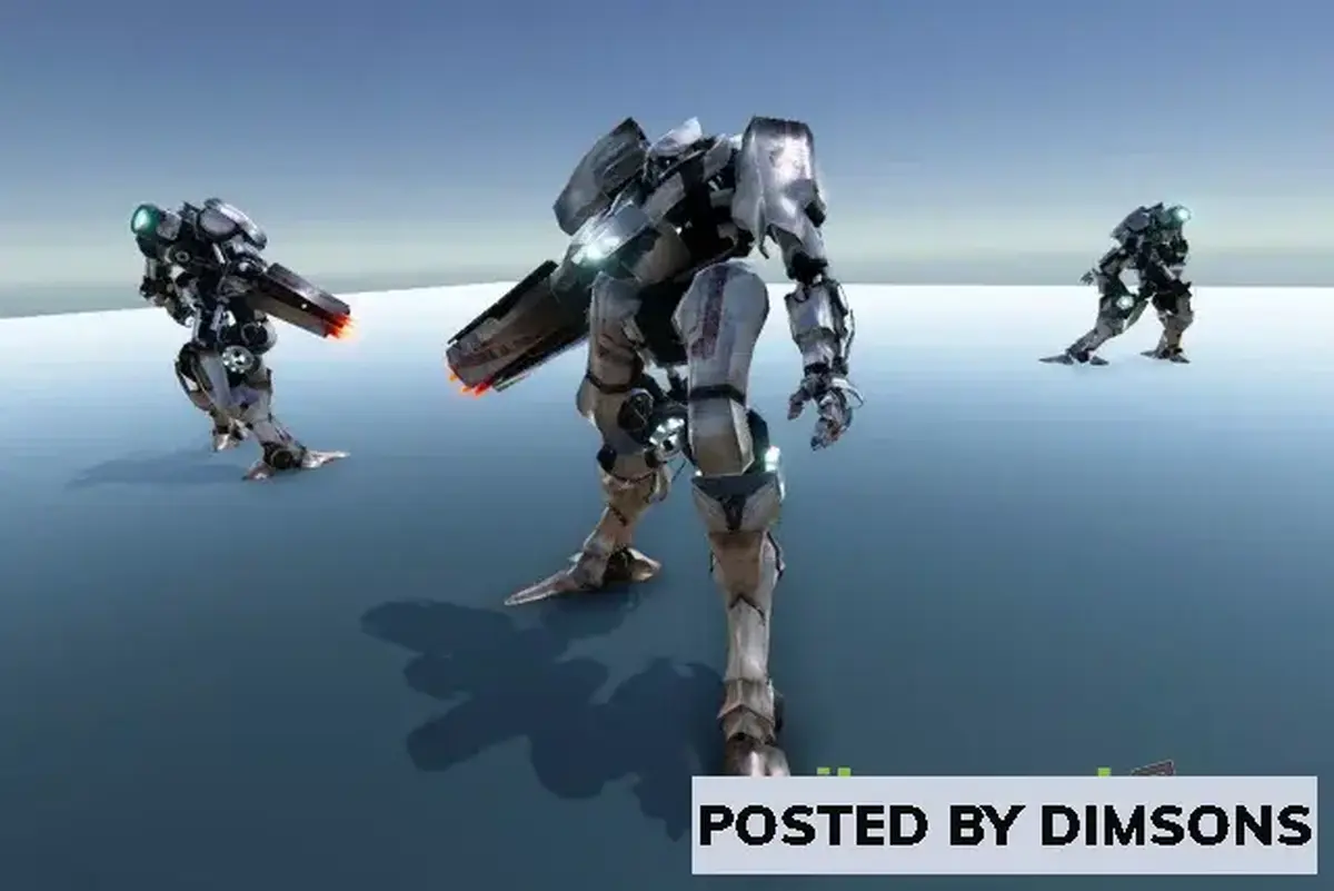 Unity 3D-Models Robot Warrior v1.2