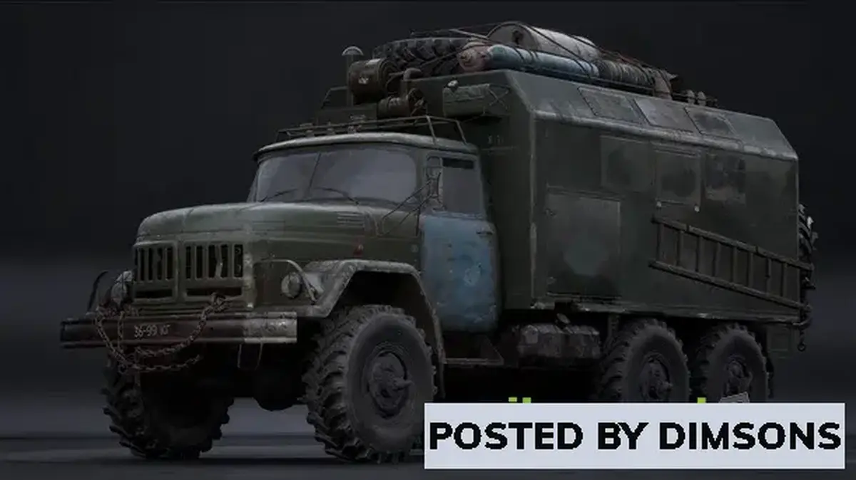 Unreal Engine Props Soviet truck Zil Pack v4.26-4.27, 5.0-5.2