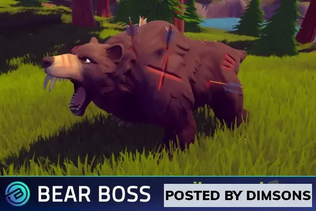 Unity 3D-Models Stylized Bear Boss - RPG Forest Animal v1.0
