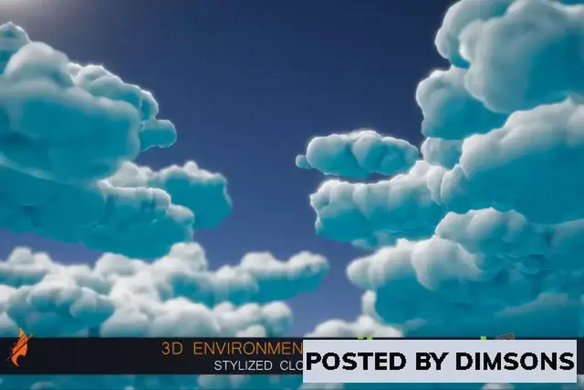 Unity 3D-Models Stylized Clouds Pack v2.0