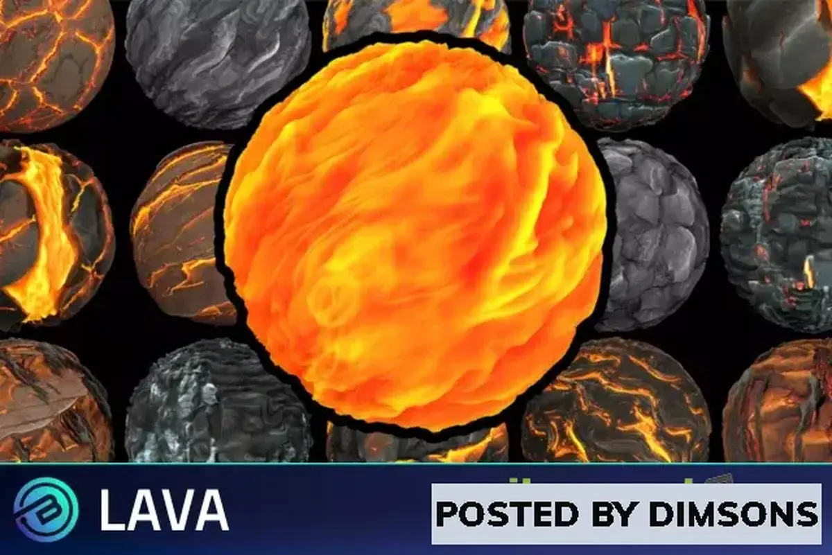 Unity 2D Stylized Lava Textures - RPG Environment v1.0