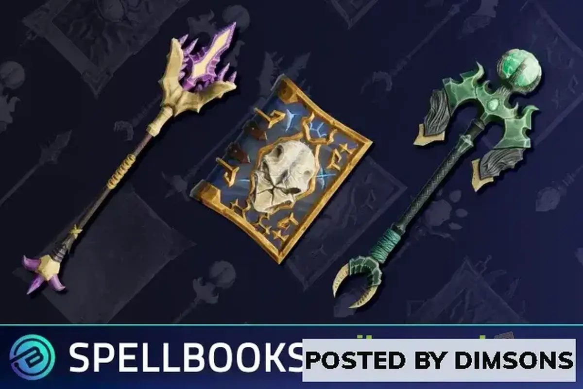 Unity 3D-Models Stylized Spellbooks & Wands - RPG Weapons v1.0