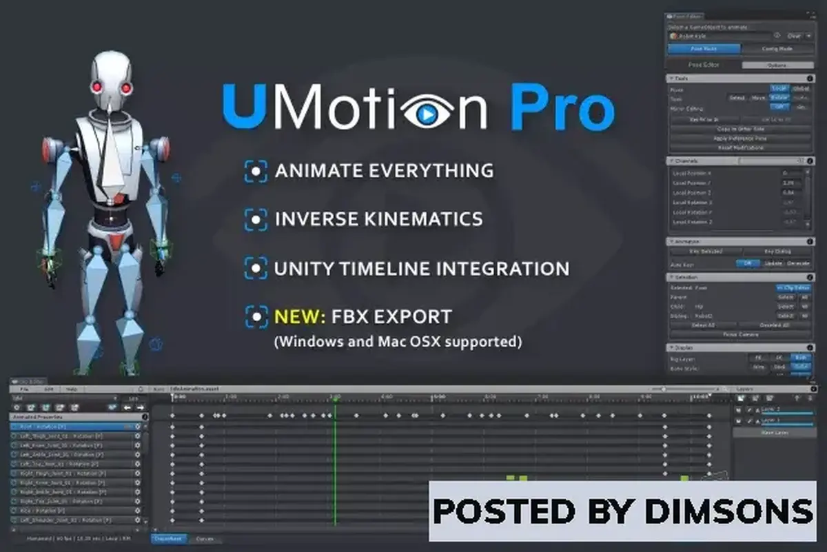 Unity Tools UMotion Pro - Animation Editor v1.29p02