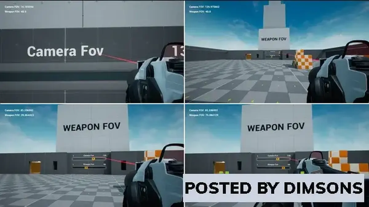 Unreal Engine Textures & Materials Weapon FOV v4.18-4.27, 5.0-5.2