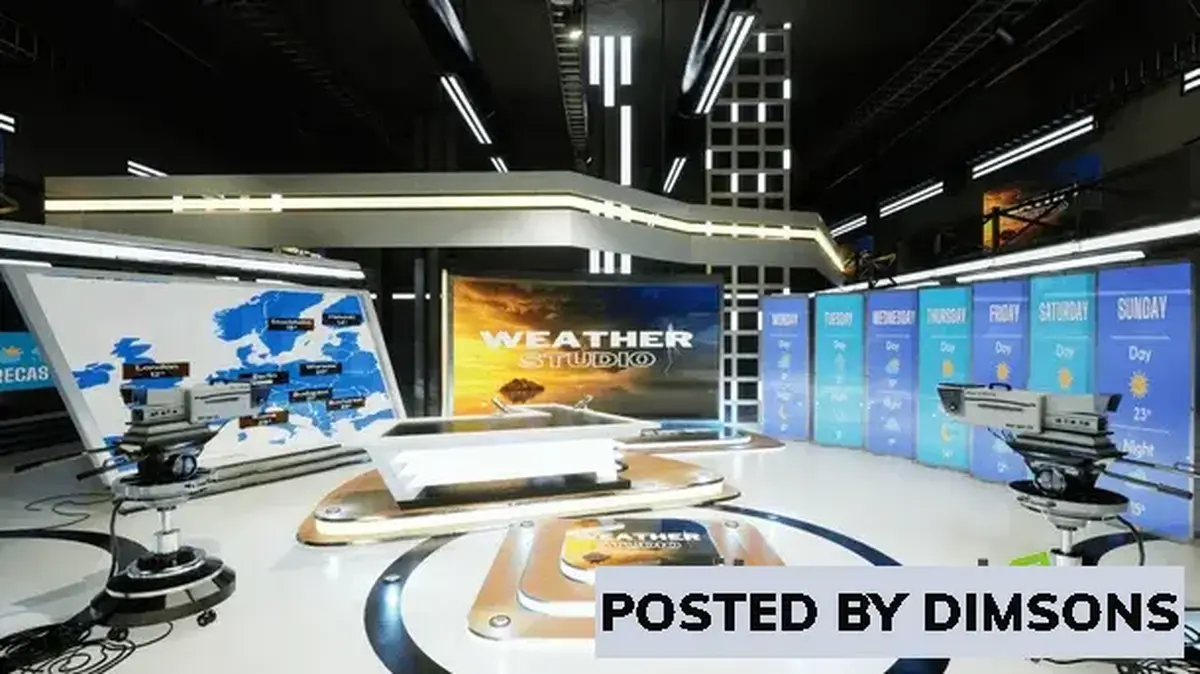 Unreal Engine Props Weather TV Studio v4.27, 5.1