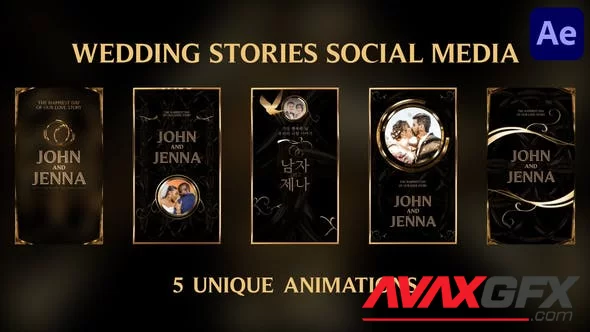 Wedding Stories Instagrams for After Effects 46727121 [Videohive]