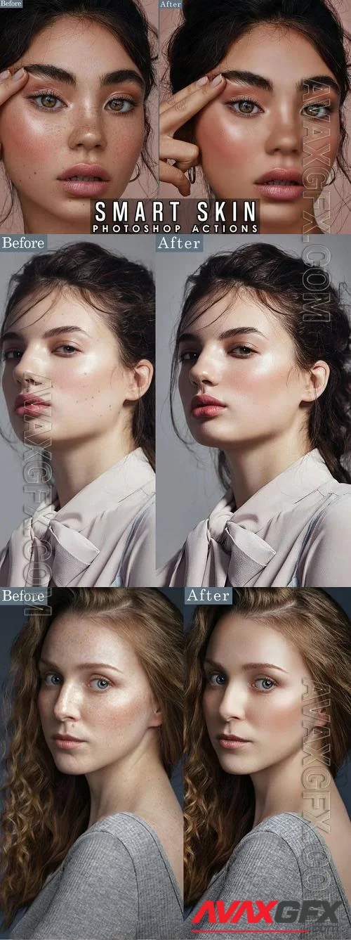 Smart Skin Retouch Photoshop Actions