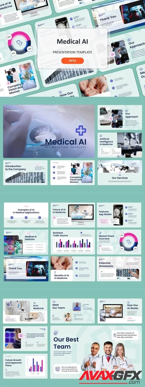 Medical AI - Powerpoint Template PPTX