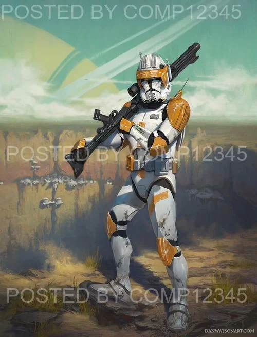 3D Print Model - Custom - Commander Cody