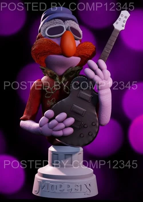Floyd Pepper from Muppets 3D Print
