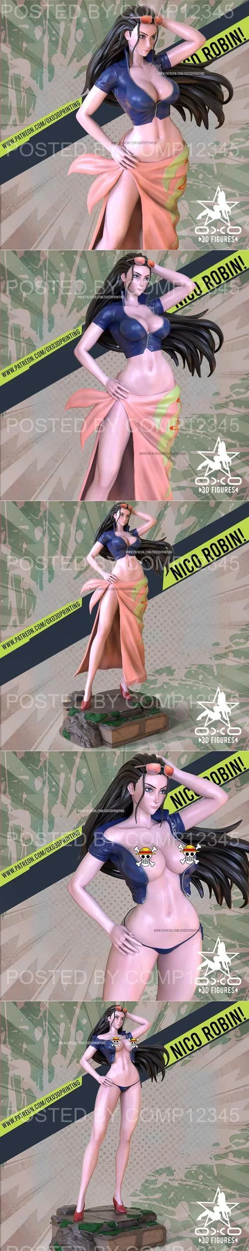 OXO3D - Nico Robin - One Piece 3D Print