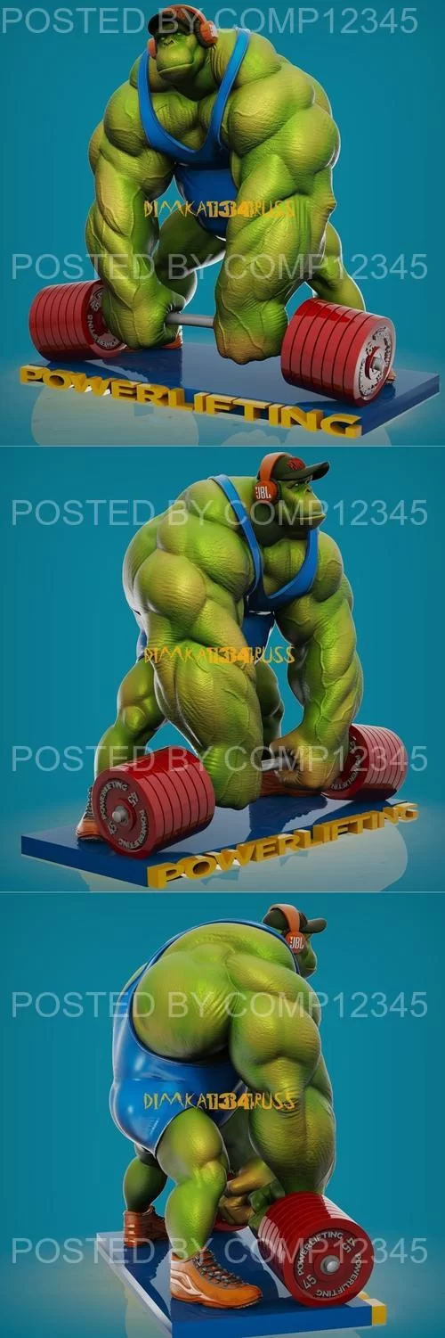 3D Print Model - Monkey Hulk