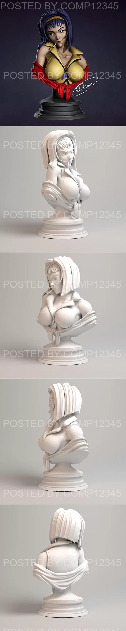 3D Print Model - Cowboy Bebop - Faye