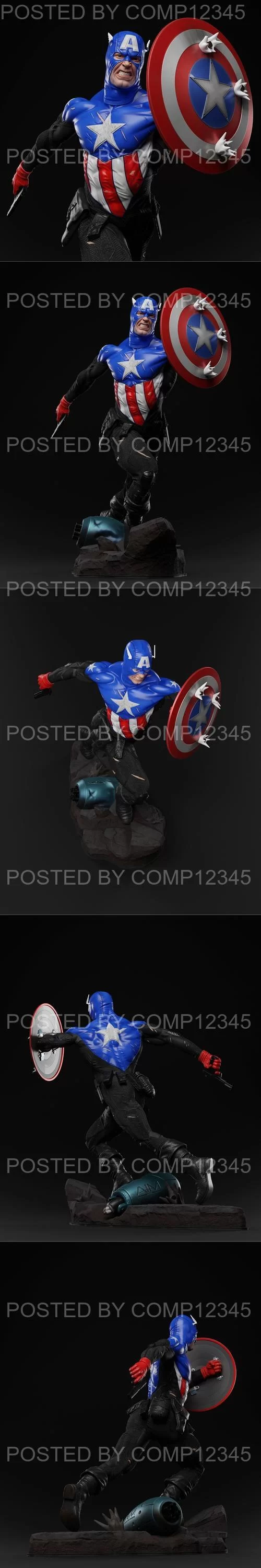 3D Print Model - Captain America Bucky Barnes