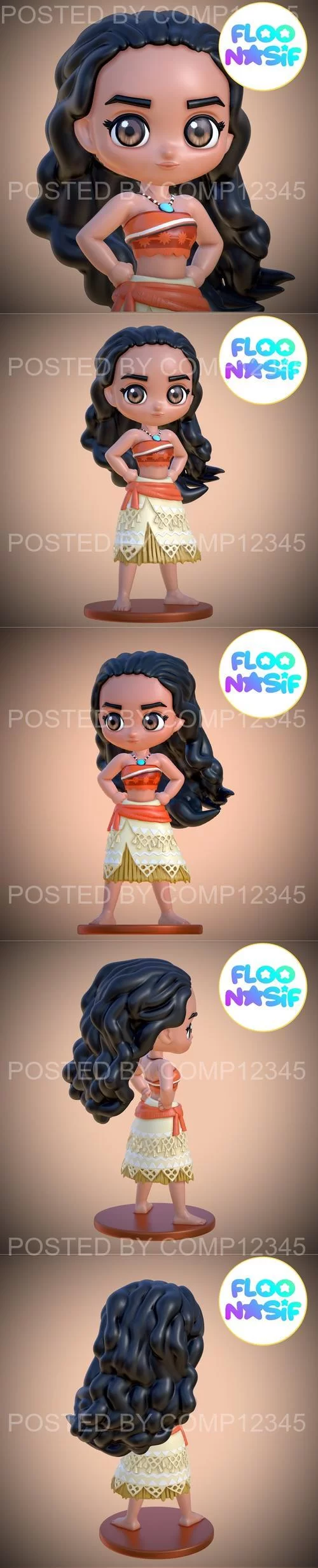 3D Print Model - Moana