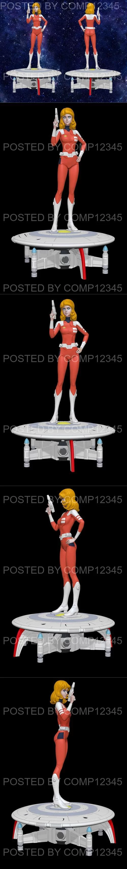 3D Print Model - JOAN (Johann) - Captain Future - Capitaine Flam