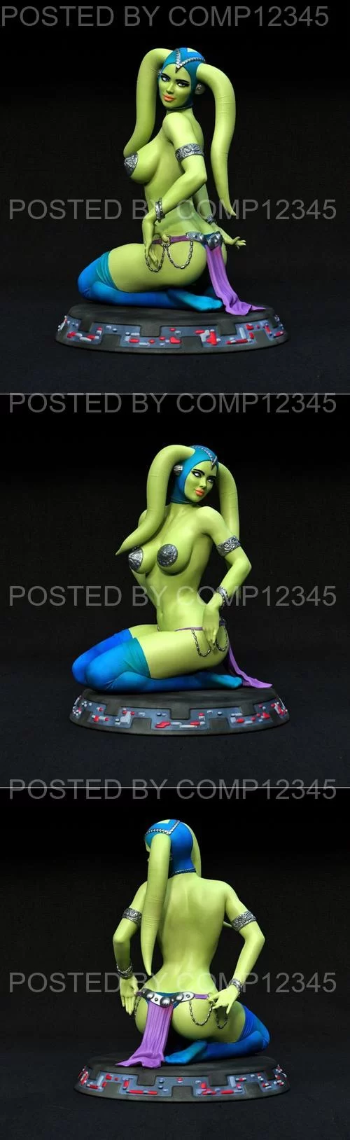 3D Print Model - Exclusive - Jabba Dancer girl