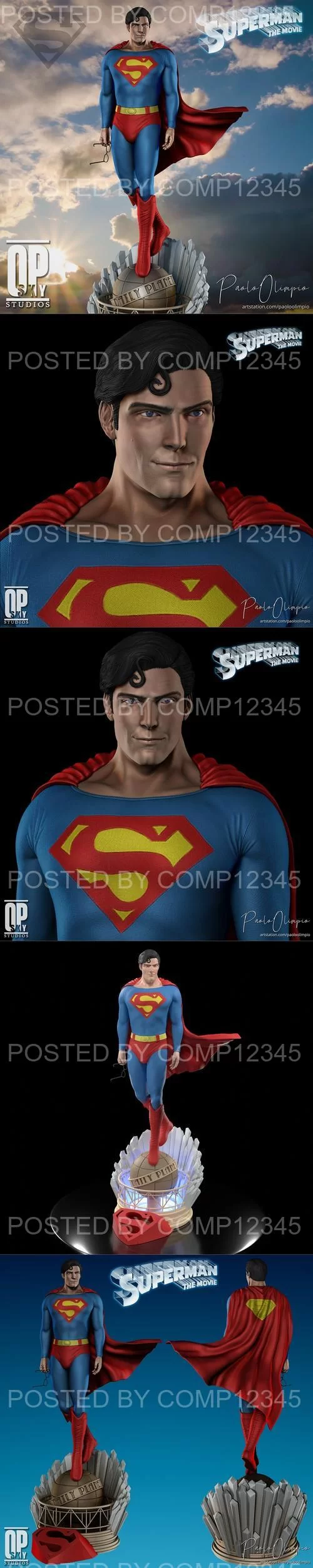 Superman (Christopher Reeve) - SkyOP Studios 3D Print