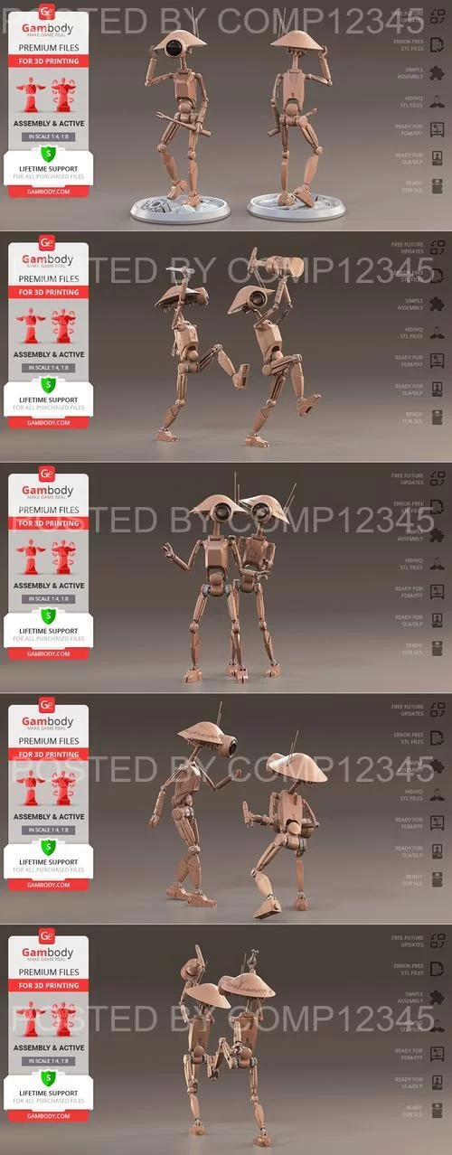 3D Print Model - Gambody - Pit Droid