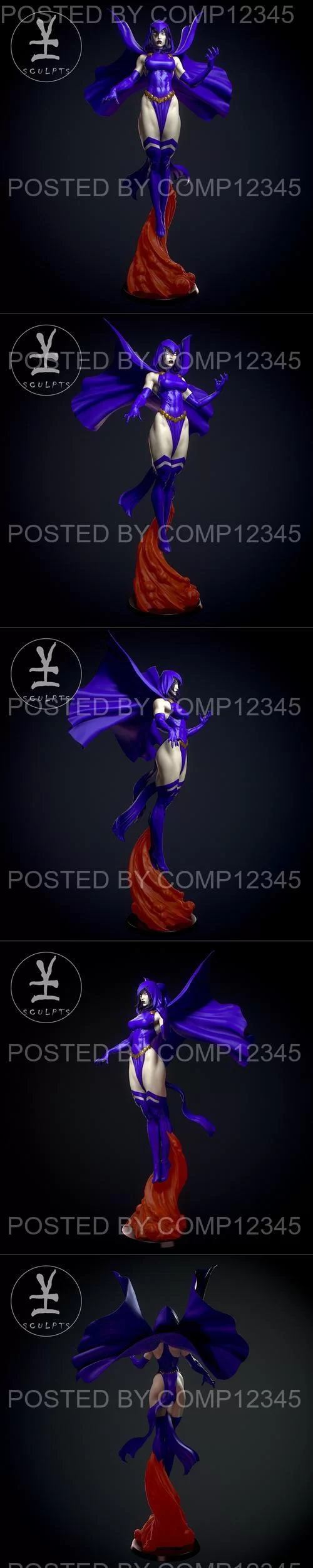 3D Print Model - Raven - Yan-H